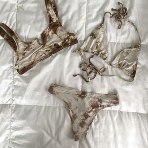 Frankies Brown tie dye set